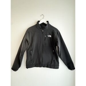 North Face Zip Up Black Jacket, Size S